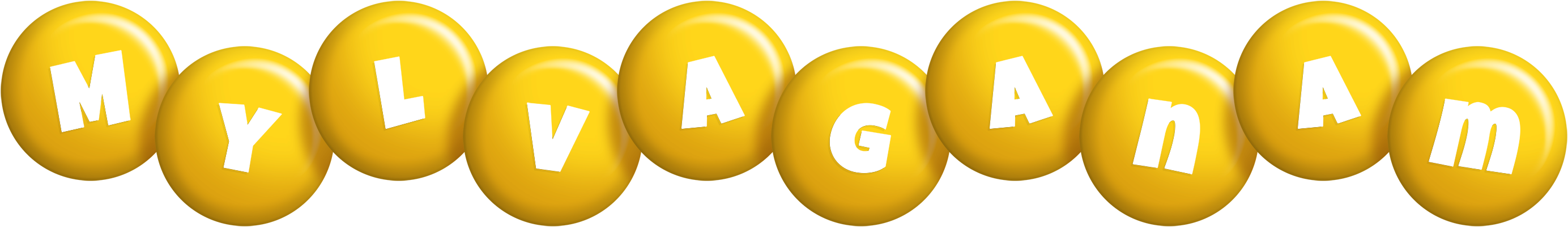 Mylvaganam candy-yellow logo