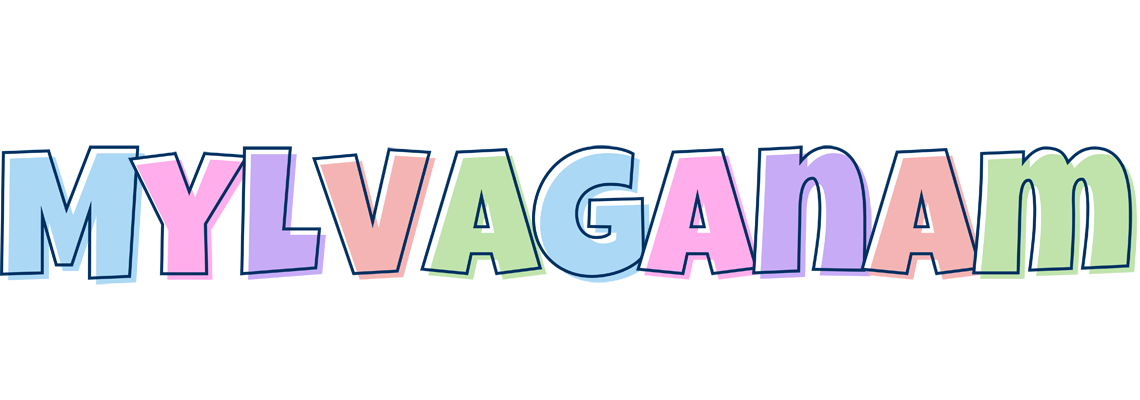 Mylvaganam pastel logo