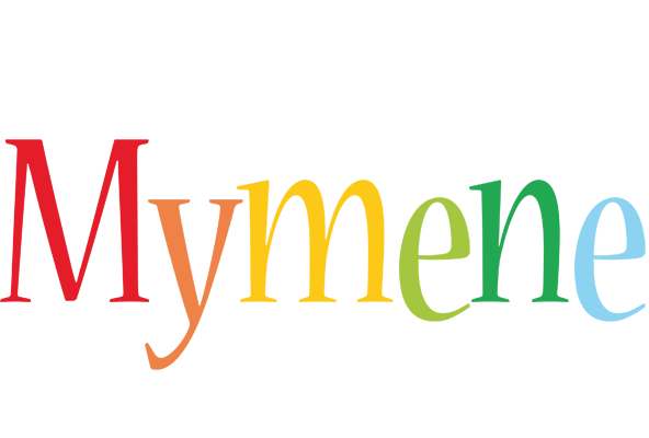 Mymene birthday logo