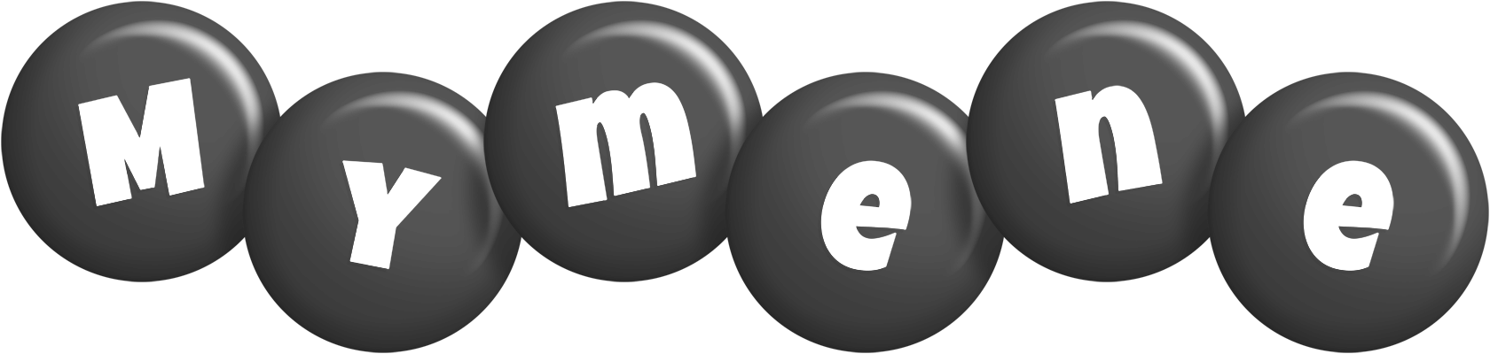 Mymene candy-black logo
