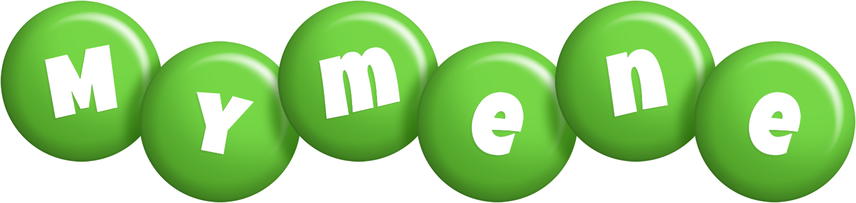 Mymene candy-green logo