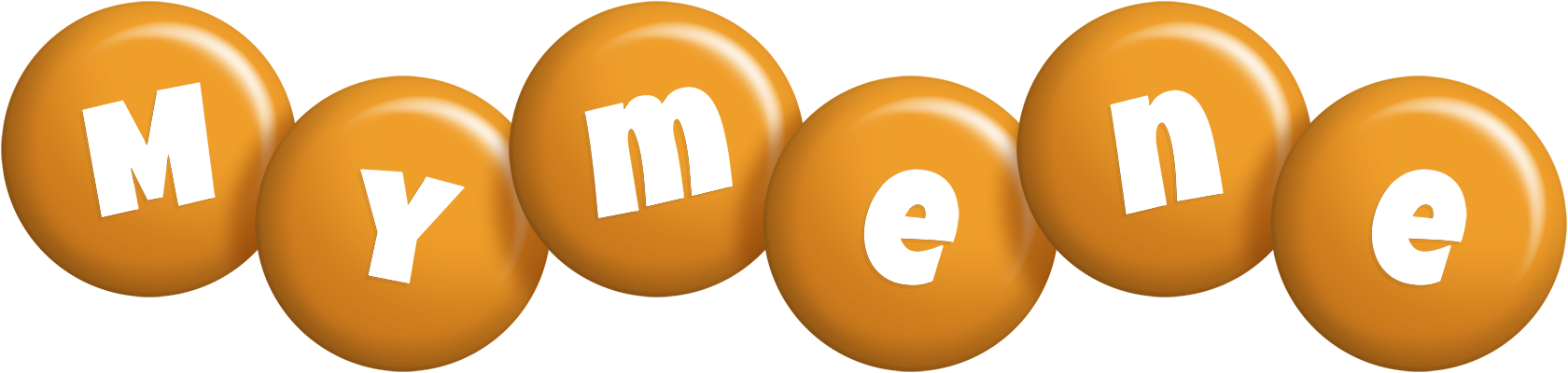 Mymene candy-orange logo