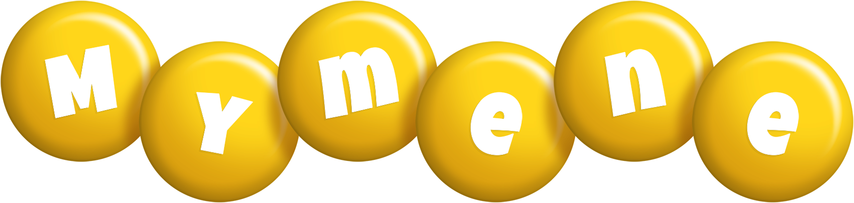 Mymene candy-yellow logo