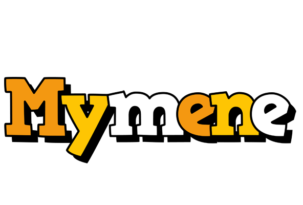 Mymene cartoon logo