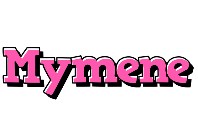 Mymene girlish logo