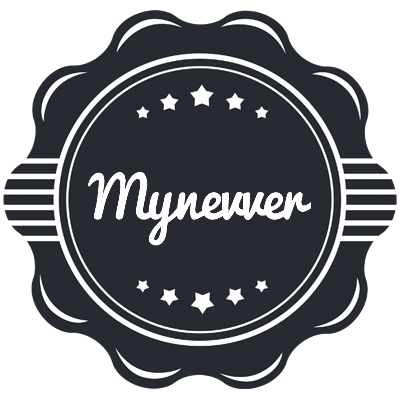 Mynevver badge logo
