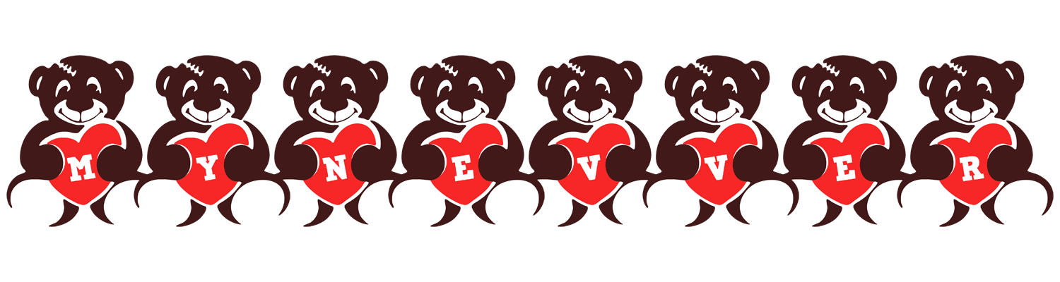 Mynevver bear logo