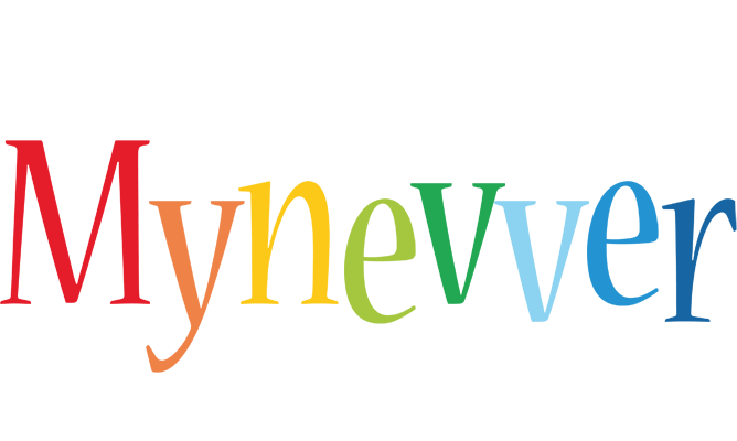 Mynevver birthday logo