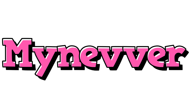 Mynevver girlish logo