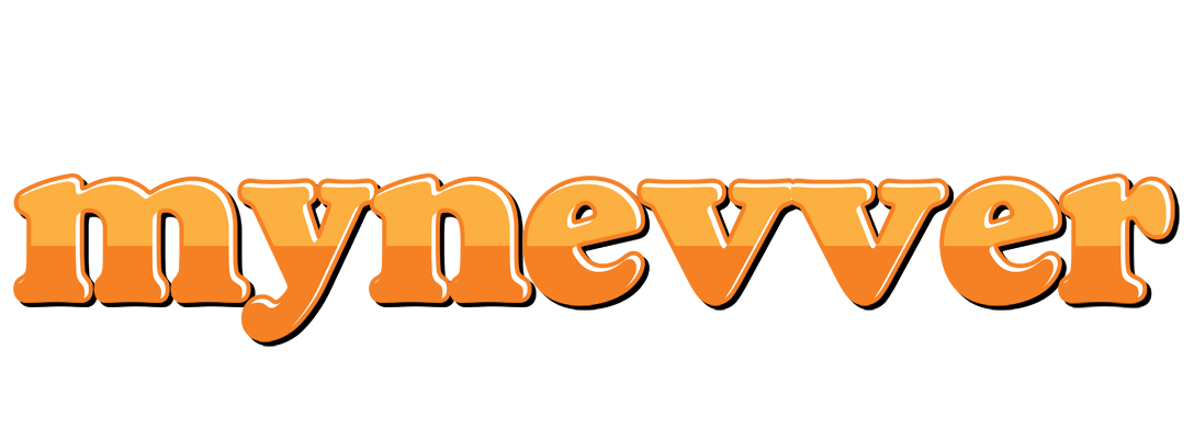 Mynevver orange logo