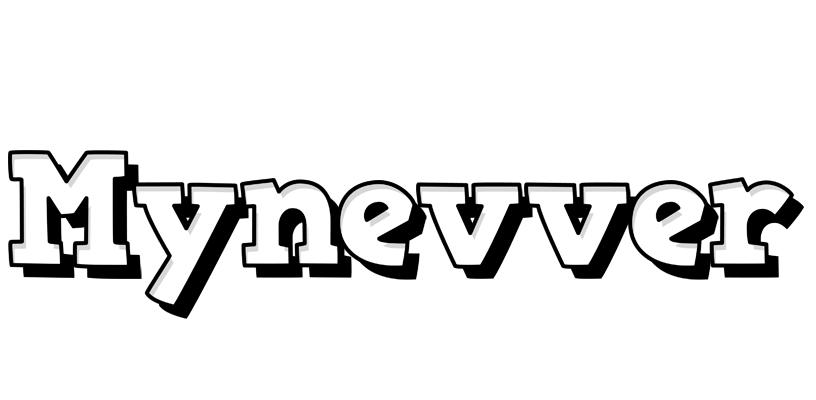 Mynevver snowing logo