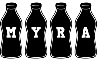 Myra bottle logo