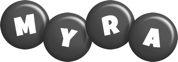 Myra candy-black logo
