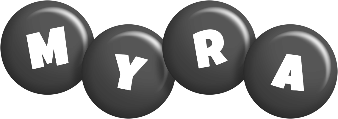 Myra candy-black logo