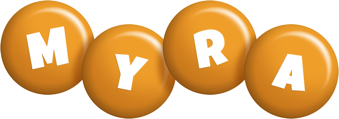 Myra candy-orange logo