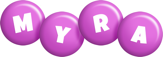 Myra candy-purple logo