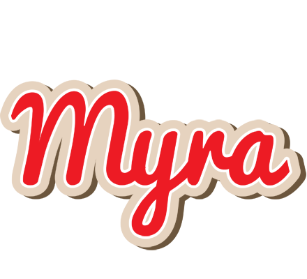 Myra chocolate logo
