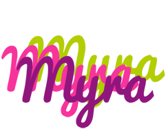 Myra flowers logo
