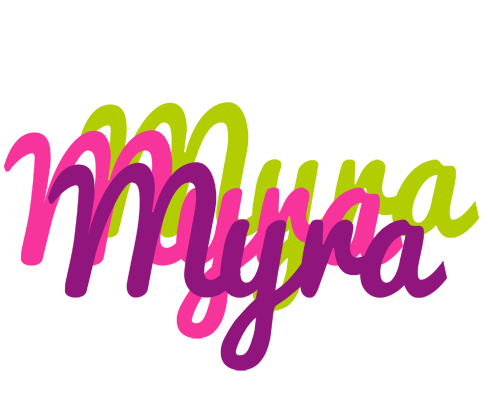 Myra flowers logo
