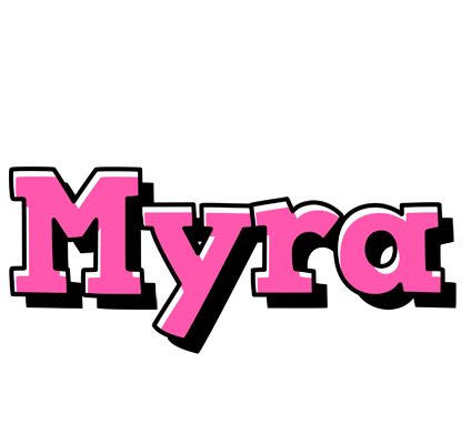 Myra girlish logo
