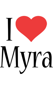 Myra i-love logo