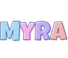 Myra pastel logo