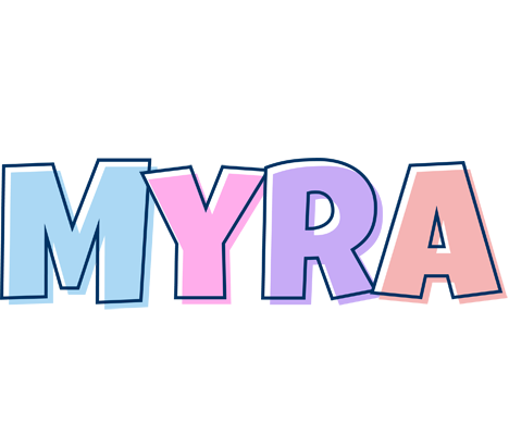 Myra pastel logo