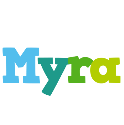 Myra rainbows logo