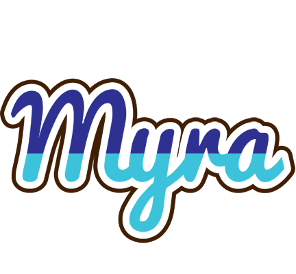 Myra raining logo