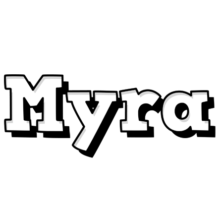 Myra snowing logo