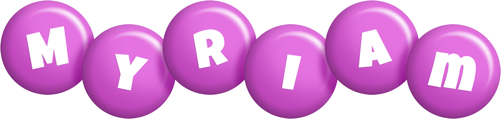 Myriam candy-purple logo