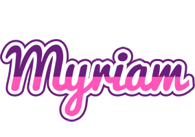 Myriam cheerful logo