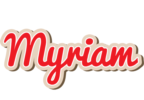 Myriam chocolate logo
