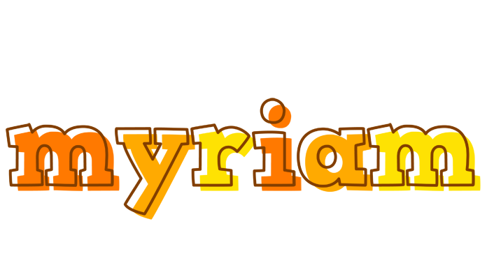 Myriam desert logo