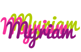 Myriam flowers logo