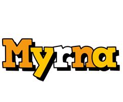 Myrna cartoon logo