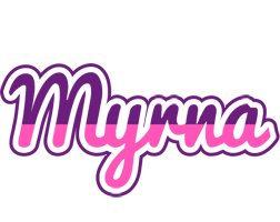 Myrna cheerful logo