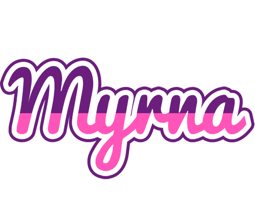 Myrna cheerful logo