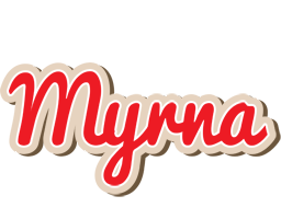 Myrna chocolate logo