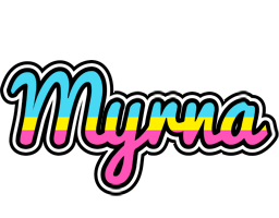 Myrna circus logo