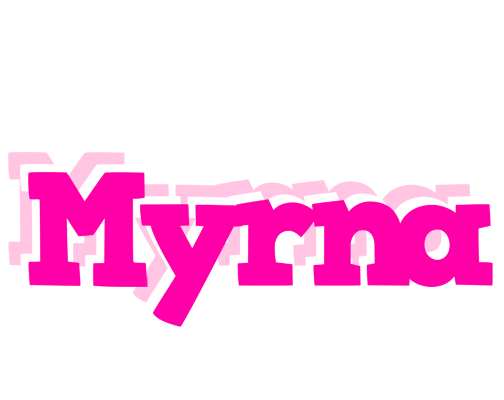 Myrna dancing logo