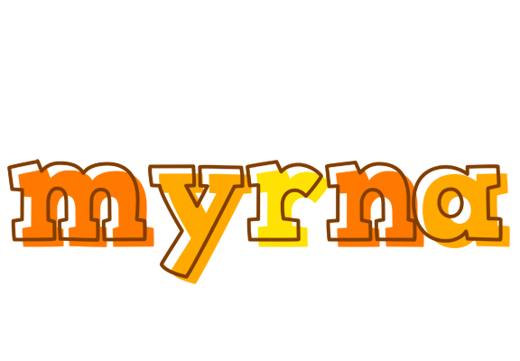 Myrna desert logo