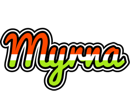 Myrna exotic logo