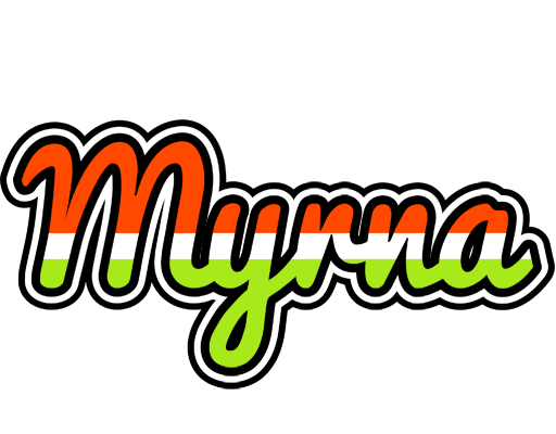 Myrna exotic logo