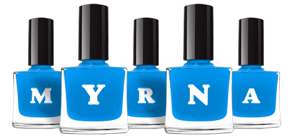 Myrna glossy logo