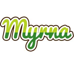 Myrna golfing logo