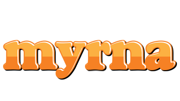 Myrna orange logo