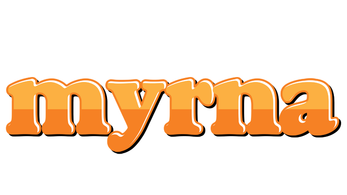 Myrna orange logo