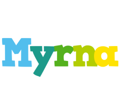 Myrna rainbows logo