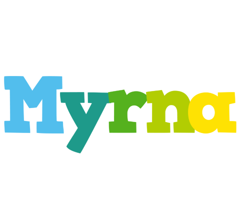Myrna rainbows logo